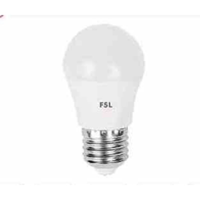 lampadina led mini globo g45 180° 220-240 volt 25000 ore 5,50 watt A+ CE E27 bianco naturale no lif flg45b6w40k27 - FSL