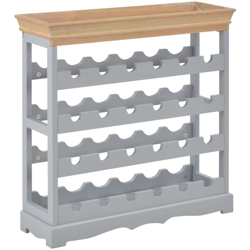 Mobile Portavini Grigio 70x22,5x70,5 cm in MDF - VIDAXL en oferta