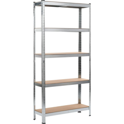 Scaffale Argento 90x30x180 cm Acciaio e MDF - VIDAXL precio