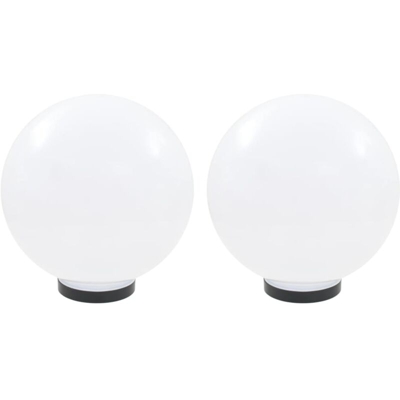 Set Lampade a LED Sferiche 2 pz 30 cm in PMMA - VIDAXL