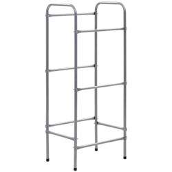 Supporto con Ripiani per 3 Casse Argento 50x33x116 cm Acciaio - VIDAXL características