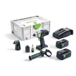 Festool Trapano avvitatore con percussione a batteria PDC 18/4 Li 5,2-Set-SCA QUADRIVE - 574703 precio