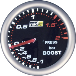 Indicatore pressione turbo 660243 Strumento da incasso Campo di Misura -1 - 2 bar NightFlight Bianco, Rosso 52 - Raid Hp en oferta