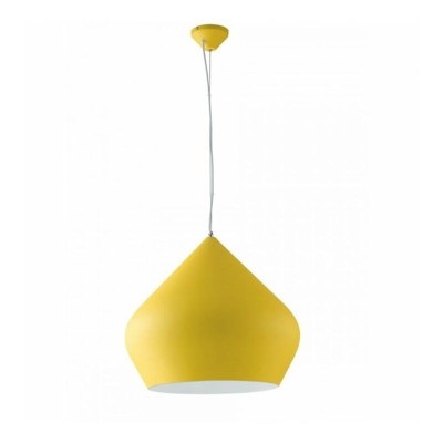 Sospensione Tholos Gialla 1Xe27 52X45Cm - INTEC