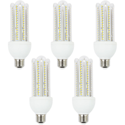 Lampadina Led Tubo T4 4U 23W Attacco E27 Luce Bianco Freddo 6400K No Fluorescente 5 Pezzi - AIGOSTAR precio