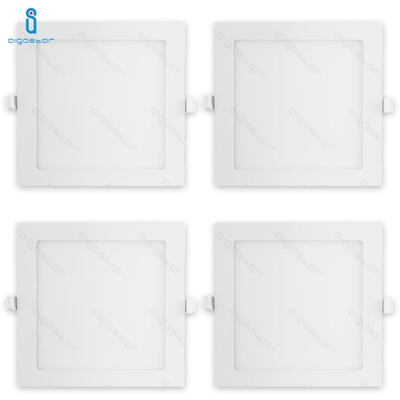 Pannello Led Faretto Da Incasso 12W 4000K Ultra Slim Bianco Quadrato 4 Pezzi - AIGOSTAR