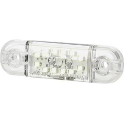 N/A Luce di ingombro Luce di segnalazione anteriore 12 V, 24 V Bianco Vetro trasparente - Secorüt en oferta