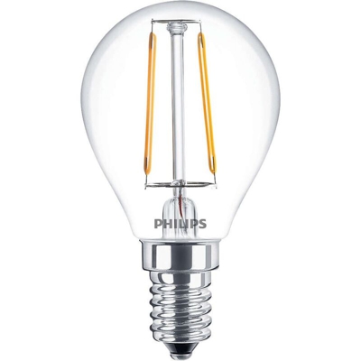 LAMPADINA LED FILAMENTO 2,3W ATTACCO E14 LUCE CALDA PHILEDLUS25E14 - Philips