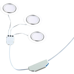 3 Pack / 1 rimorchio LED della luce del Governo luce del Governo del LED 3 mobili da cucina, decorazione della casa di notte la luce armadio argento precio