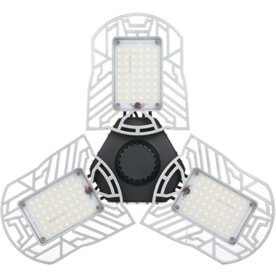 AC85-265V connettore della lampada 6000lm pieghevole E26 / E27 per l'argento l'illuminazione di interni - ASUPERMALL