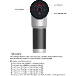 Fascia pistola 7.4V tensione del motore Red & UE - ASUPERMALL en oferta