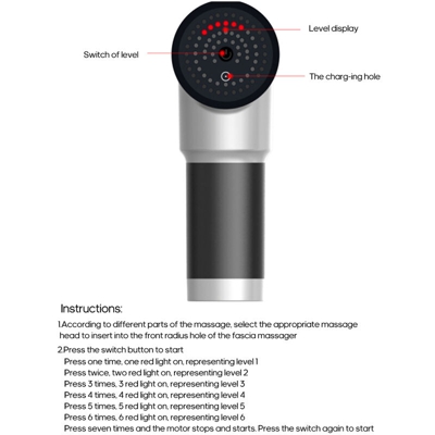 Fascia pistola 7.4V tensione del motore Red & UE - ASUPERMALL