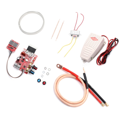 batteria macchia NY-D01 saldatura Set display digitale 100A, con trasformatore di saldatura punto T e pedali metallo 9V - ASUPERMALL