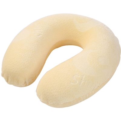 a forma di U Carevas SJ-013 lavabile federa cuscino del collo a forma di U dolore al collo riabilitazione medica casa di viaggio pad con giallo