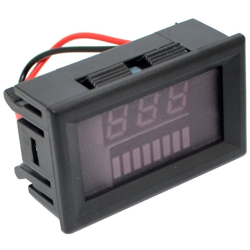 Batteria misuratore di potenza della batteria al litio, 12-60 V, rosso - ASUPERMALL precio
