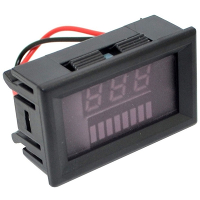 Batteria misuratore di potenza della batteria al litio, 12-60 V, rosso - ASUPERMALL