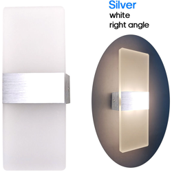 CA 85-265V 6W moderna del riparo della parete su giu la lampada acrilica LED luci montate a parete Illuminazione dell'interno per Camera da letto precio