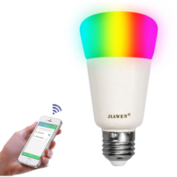 Titolare AC100-240V 9W RGBW intelligente lampadina (Zigbee Version) base E27 Socket supportati Smart Phone App di controllo / Cambiano Colore / en oferta