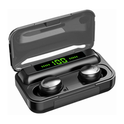 F9-5 binaurale auricolare Bluetooth cuffie sportive Display Power Touch 5.0 wireless f9-5c auricolare ChinaCache unico significativo confezione nera características