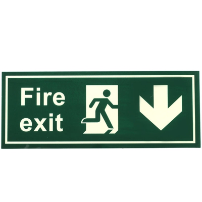 Sicurezza antincendio Exit-segnale di avviso di orientamento Segnaletica luminosa per Scala Corridoio Albergo Basement Usa - ASUPERMALL