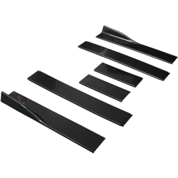 Universale a tre modelli di auto combinazione lato gonne # 6083 nero 2 m - ASUPERMALL precio