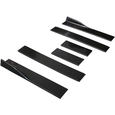 Universale a tre modelli di auto combinazione lato gonne # 6083 nero 2 m - ASUPERMALL