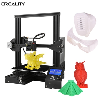 Creality 3D Ender-3 ad alta precisione DIY 3D Printer Auto-assemblare 220 * 220 * 250 millimetri Misure di stampa con la funzione di stampa Riprendi