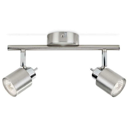 MERANTI FARETTO 2 SPOT ATTACCO GU10 IN METALLO/VETRO COLORE CROMATO SATINATO 50312/17/E7 - Philips Hue precio