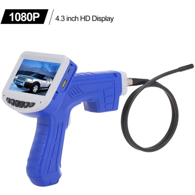 schermo da 4,3 pollici con un colore LCD endoscopica ad alta definizione portatile 1080P endoscopio industriale tubo con schermo 8,0 millimetri a