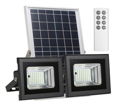 SPLIT corpo lampada proiettore LED solare lampade + pannelli solari possono essere selezionati per supportare il telecomando del 30% / 60% / 80%