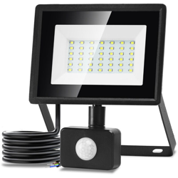 Faro 30 Watt W Led Faretto Con Sensore Crepuscolare Freddo Esterno 30W - HOUSECURITY características