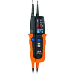 HT Instruments HT10 Tester di tensione a due poli CAT III 1000 V, CAT IV 600 V Acustico, Grafico a barre, LCD, LED en oferta
