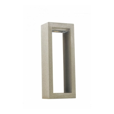 Paletto Masai Cemento Bianco 1Xr7S Ip65 51X20X12Cm - INTEC