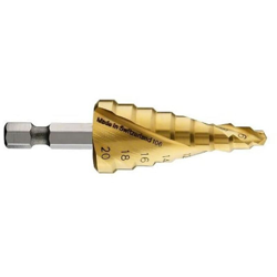 Bosch 2608587433 - Punta da trapano multistep 4-20 mm, 9 step, 0,25', HSS / TiN características