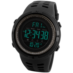 Orologi uomini di sport Countdown Double Time Guarda Allarme Cronografo digitali da polso impermeabile 50M Relogio Masculino - Skmei características