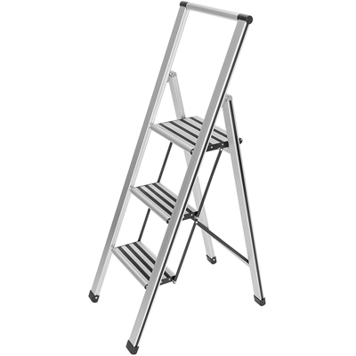 Scala pieghevole in Alluminio a 3 Gradini - WENKO