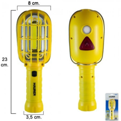 LAMPADA LED 300 Lumen MAURER PORTATILE da OFFICINA a BATTERIA CON FLASH e Gancio características