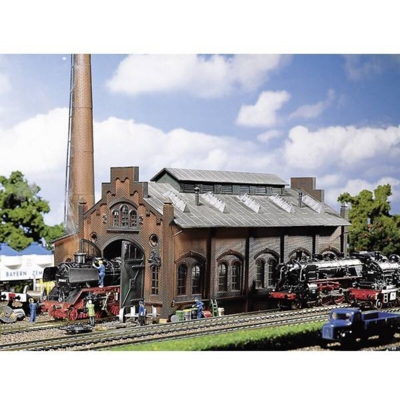 Deposito e officina per locomotive 120159 H0 - Faller