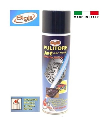 PULITORE JET SPRAY AD EFFETTO LANCIA PER FRENI E FRIZIONE 500 ml " SIGILL "