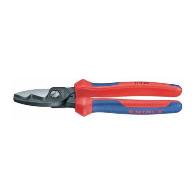 KNIPEX Cesoie per cavi a doppio tagliente con guaine multicomponente 200 mm