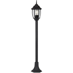 Lucide tireno – Lanterna/piantana esterno esterno – IP44 – Nero, alluminio, nero, 16,5 x 16,5 x 120 cm, E27 60 watts 230 volts características