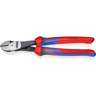 Knipex 74 02 250 Officina e meccanica Tronchese con taglienti laterali tipo forte con sfaccettatura 250 mm
