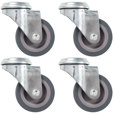 Ruote Girevoli con Foro per Bullone 24 pz 50 mm - VIDAXL