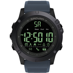 Spovan - sport pedometro PR1-1 Orologio Bluetooth blu en oferta