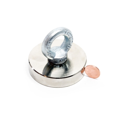 Wiltec - Magnete al neodimio per pesca magnetica anello magnetico fino a 200 kg
