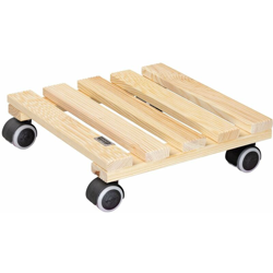 Carrellino per piante COUNTRY 28 x 28cm, 4DR soft,100 kg, colore: Naturale - Wagner precio