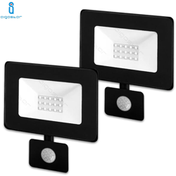 2x FARO LED CON SENSORE DI MOVIMENTO 10W SMD 4000K NATURALE IP65 ESTERNI AIGOSTAR precio