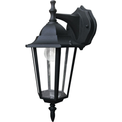 Lant-milano/ap1b - lanterna applique per esterno nera milano - GT LUCE en oferta