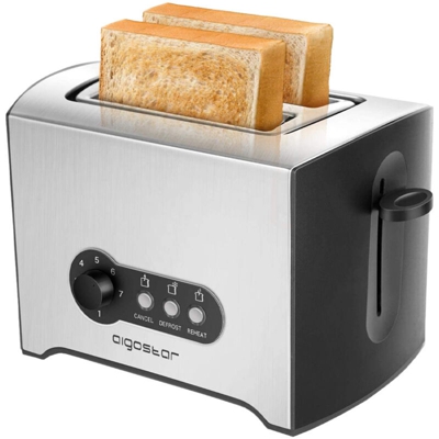TOSTAPANE TOAST 2 FETTE SCALDA BRIOCHE 900W TOSTIERA - Aigostar