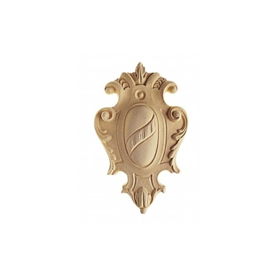 Fregio in pasta di legno scudo decoro 120x192mm 4094 - SICASHOP